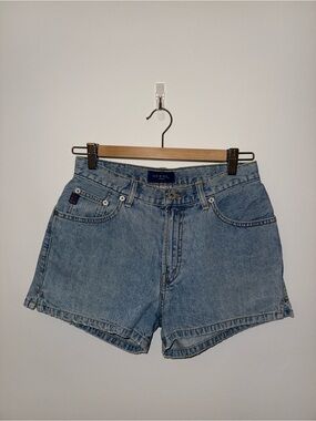 GUESS Women's Blue Vintage-Style Denim Shorts